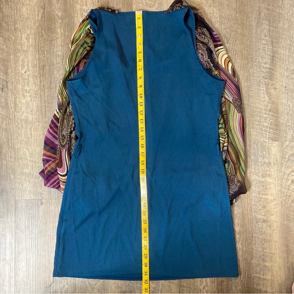 Amour de Pin Up Mathilda Silk Scarf Paisley Hem Robe Top/Dress Read Description - Picture 12 of 12